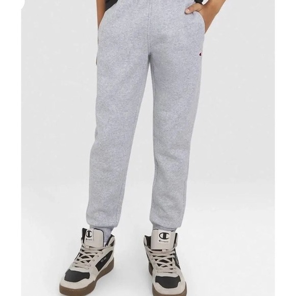 Champion Other - Champion Kids Fleece Jogger Pants Heather Gray C935KB7001-GYH-M Small